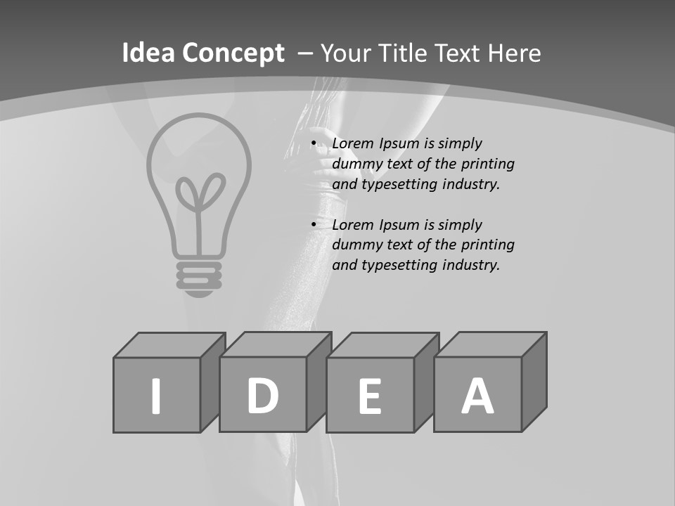 High Contrast Portrait PowerPoint Template