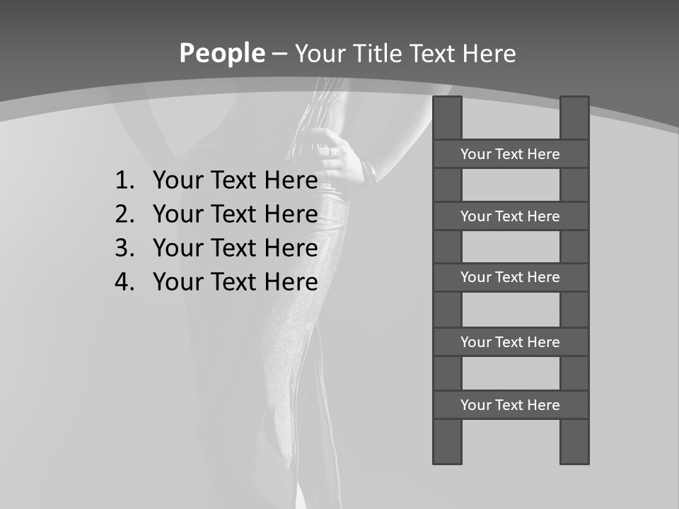 High Contrast Portrait PowerPoint Template