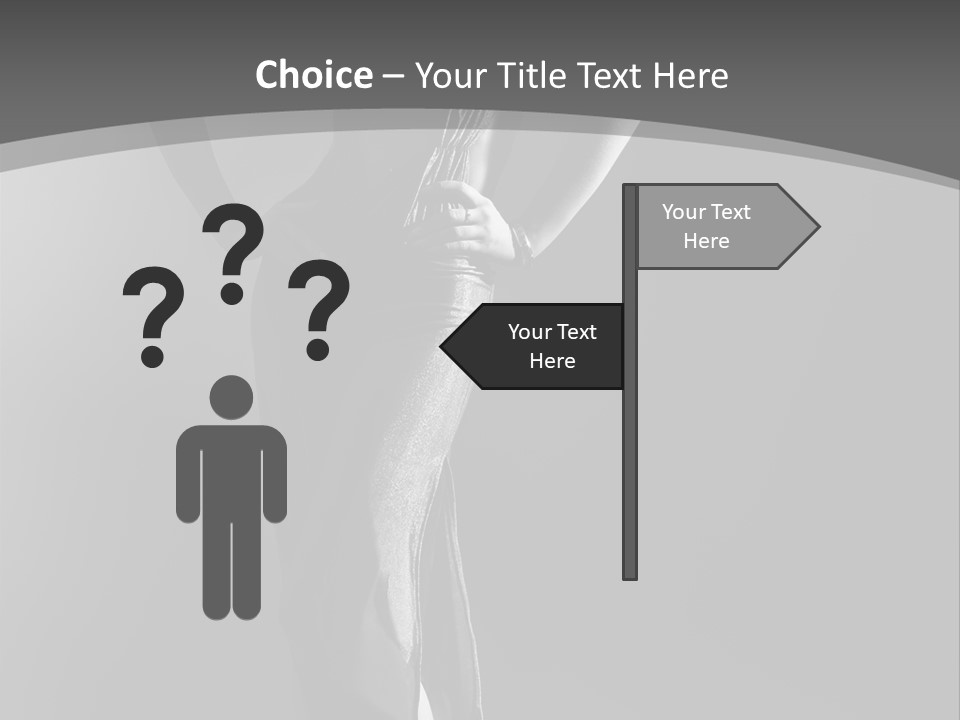 High Contrast Portrait PowerPoint Template