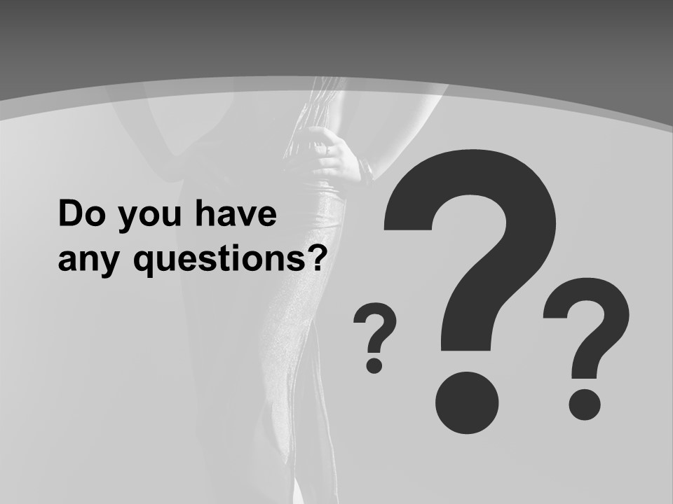 High Contrast Portrait PowerPoint Template