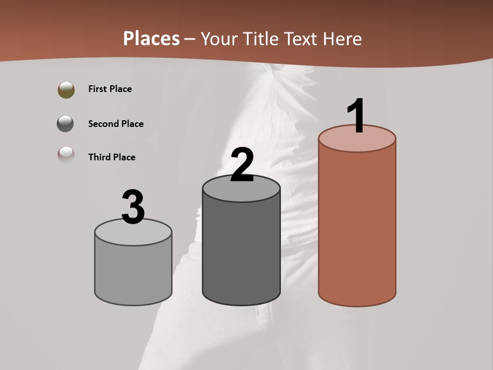 Caucasian Cute Youth PowerPoint Template