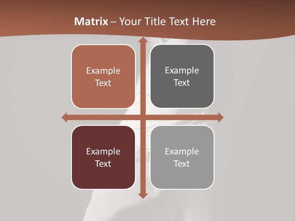 Caucasian Cute Youth PowerPoint Template