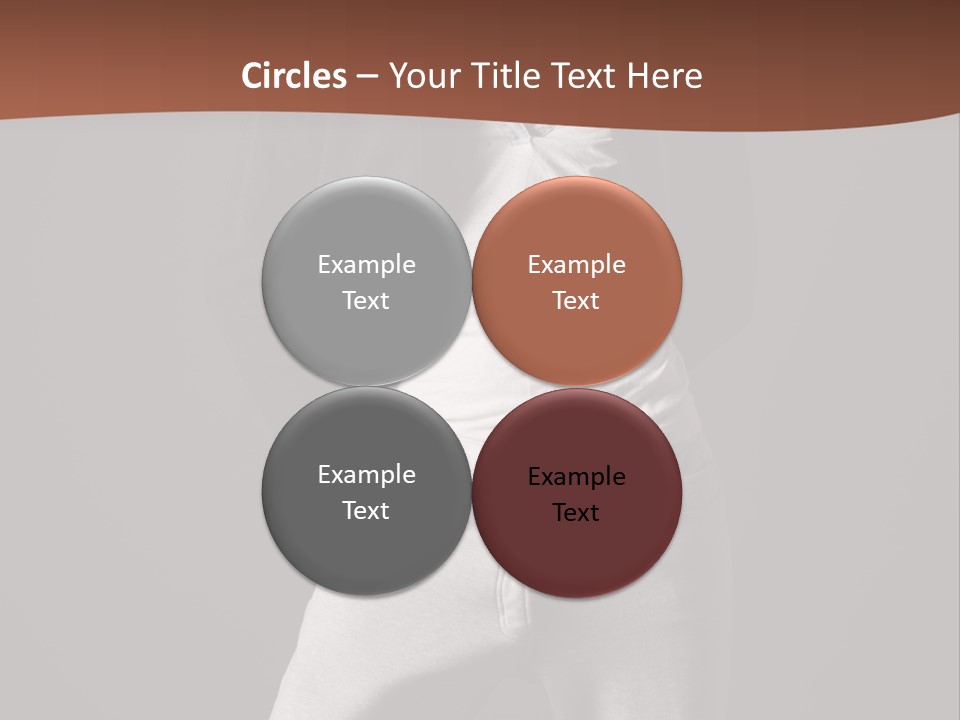 Caucasian Cute Youth PowerPoint Template