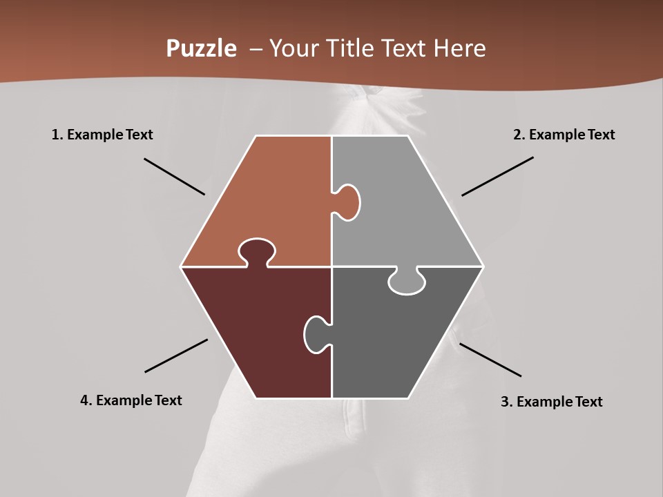 Caucasian Cute Youth PowerPoint Template