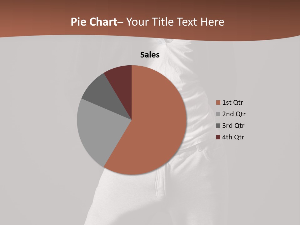 Caucasian Cute Youth PowerPoint Template
