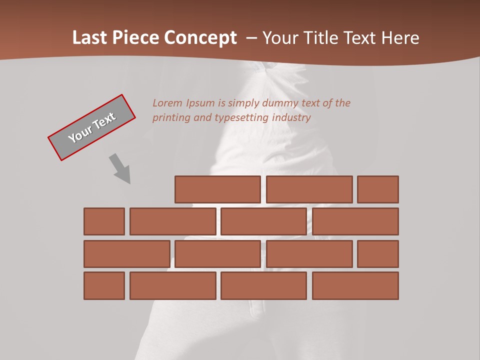 Caucasian Cute Youth PowerPoint Template