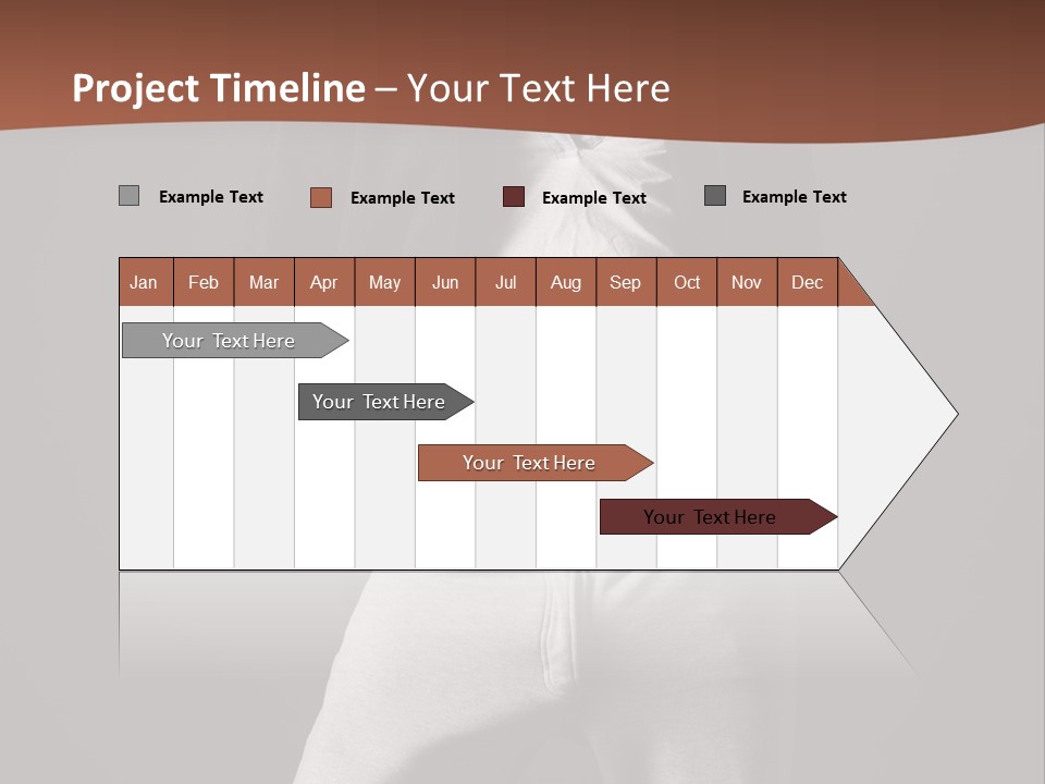 Caucasian Cute Youth PowerPoint Template
