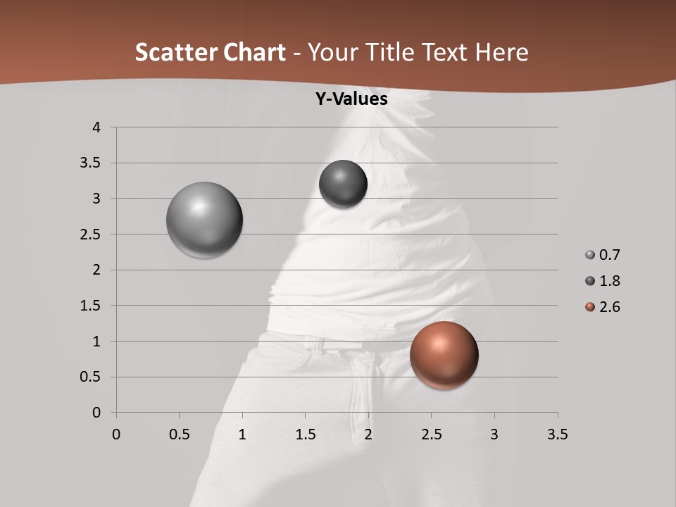Caucasian Cute Youth PowerPoint Template