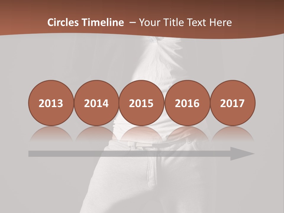 Caucasian Cute Youth PowerPoint Template