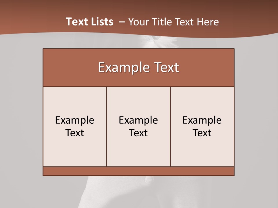 Caucasian Cute Youth PowerPoint Template