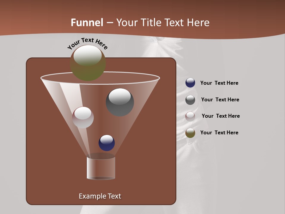 Caucasian Cute Youth PowerPoint Template