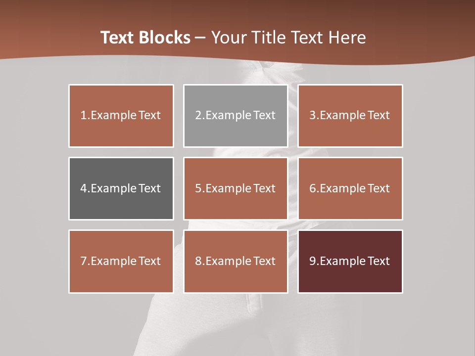 Caucasian Cute Youth PowerPoint Template