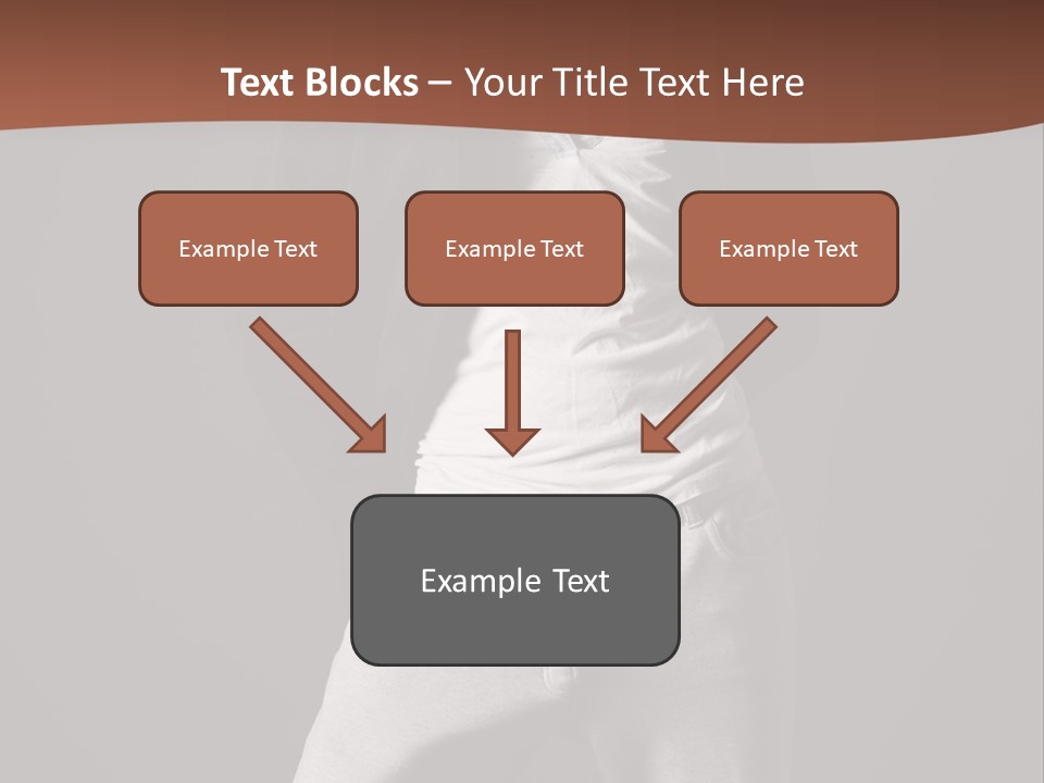 Caucasian Cute Youth PowerPoint Template