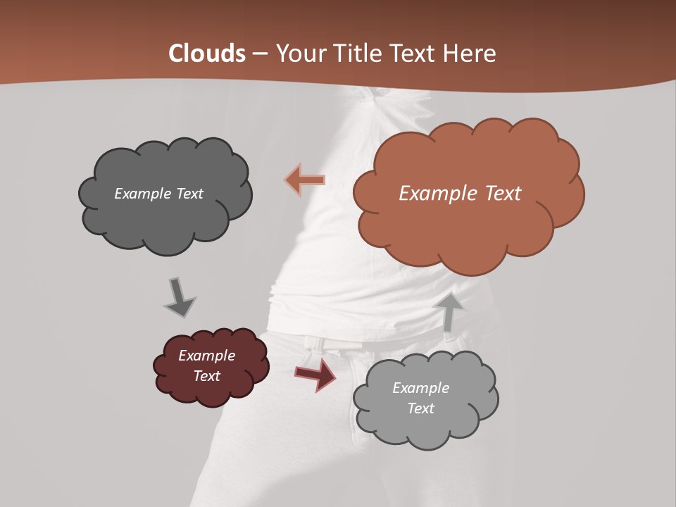 Caucasian Cute Youth PowerPoint Template