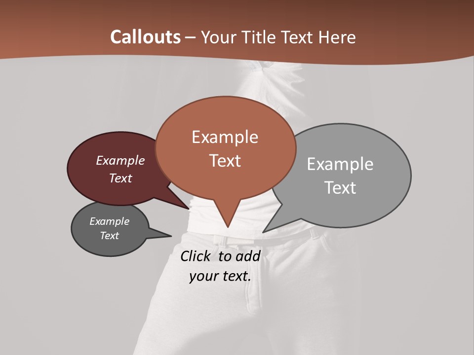 Caucasian Cute Youth PowerPoint Template