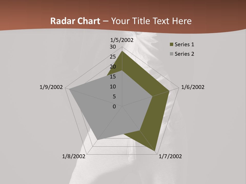 Caucasian Cute Youth PowerPoint Template