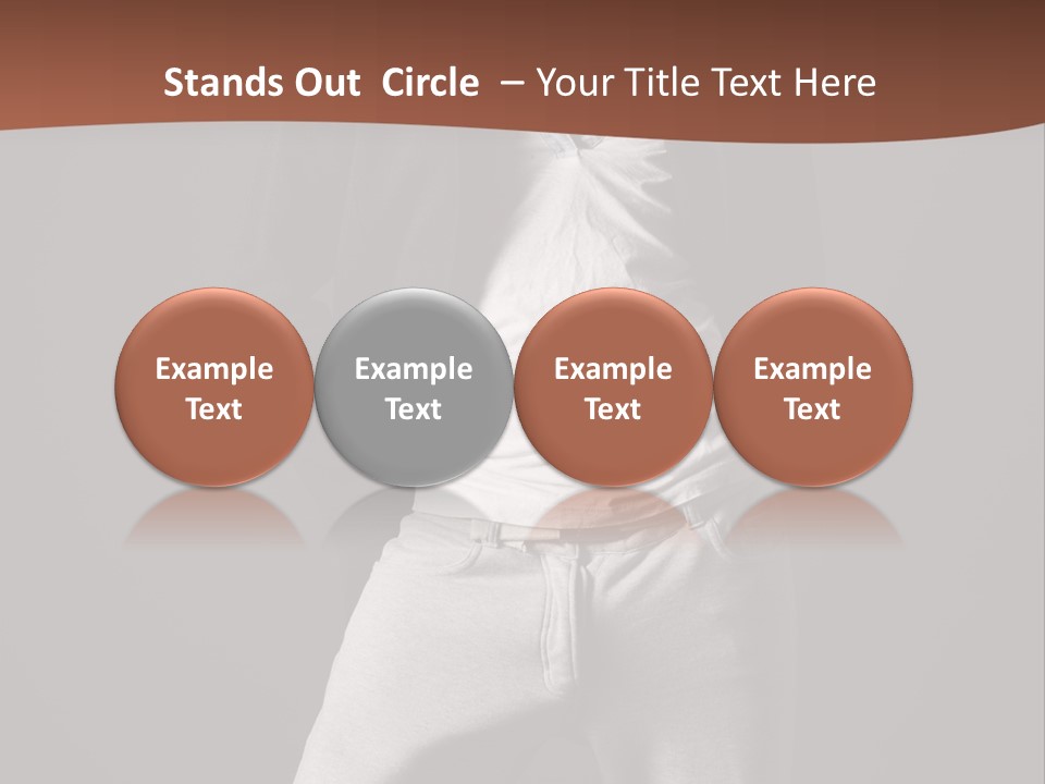 Caucasian Cute Youth PowerPoint Template