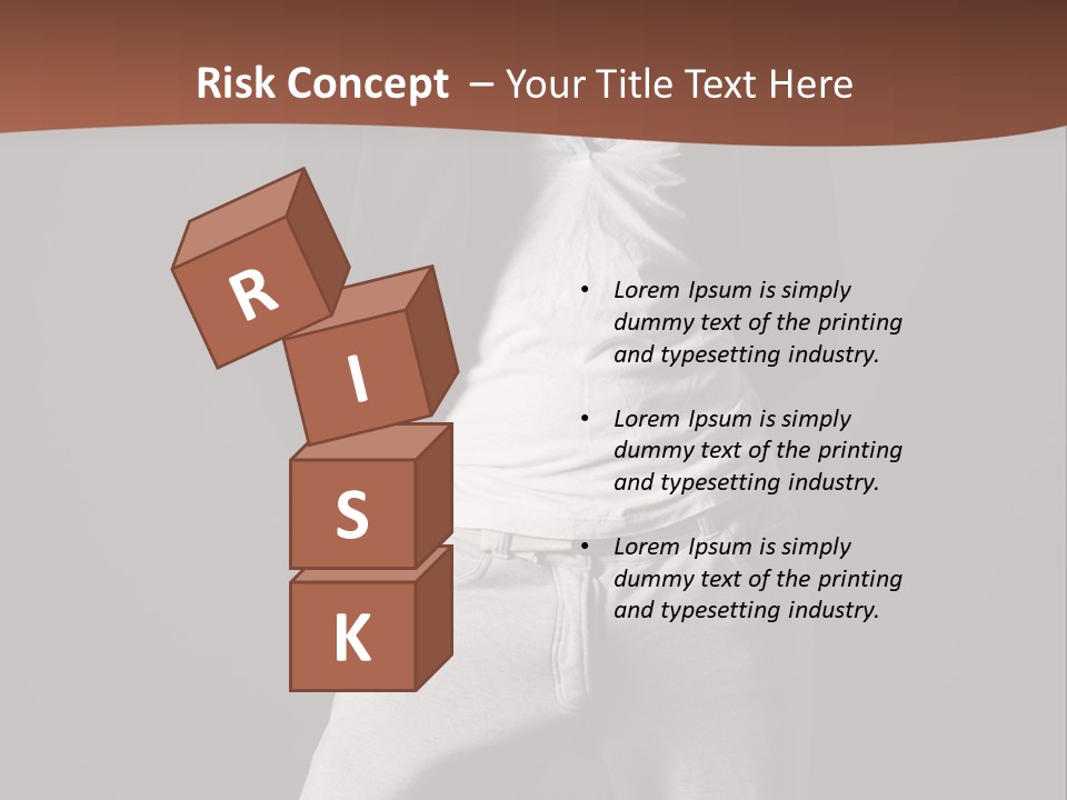 Caucasian Cute Youth PowerPoint Template