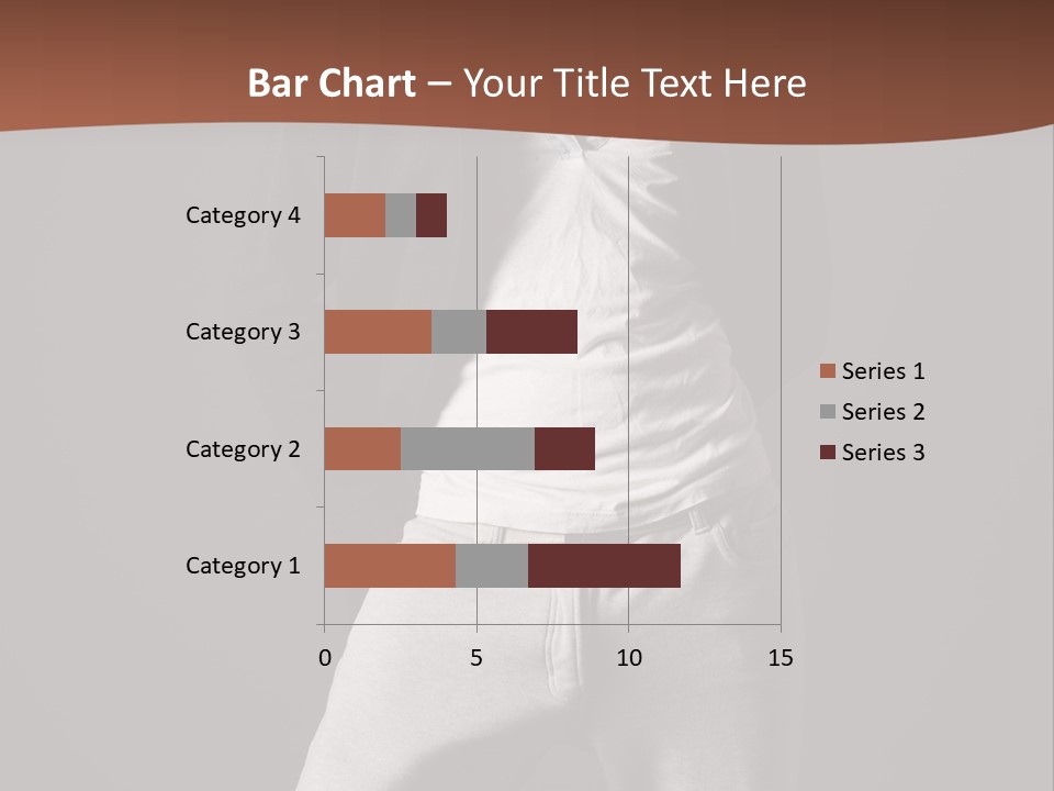 Caucasian Cute Youth PowerPoint Template