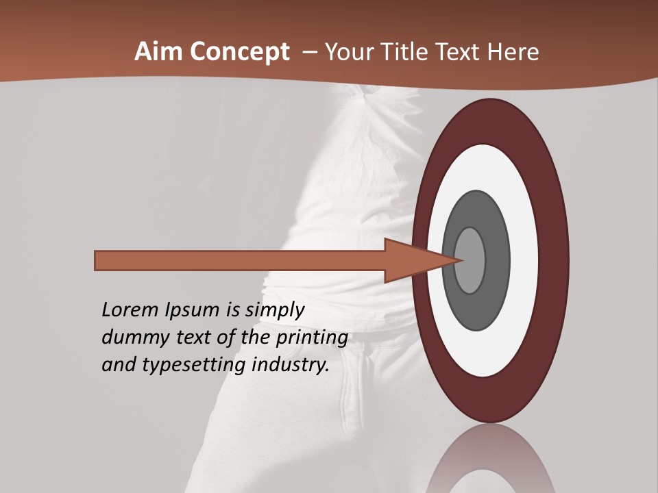 Caucasian Cute Youth PowerPoint Template