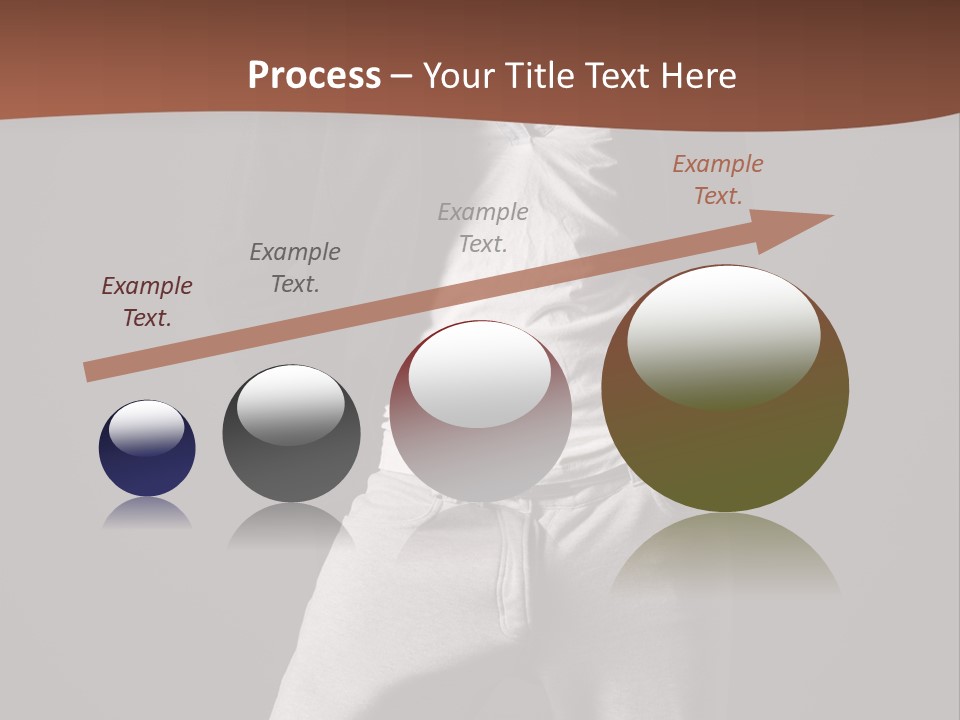 Caucasian Cute Youth PowerPoint Template