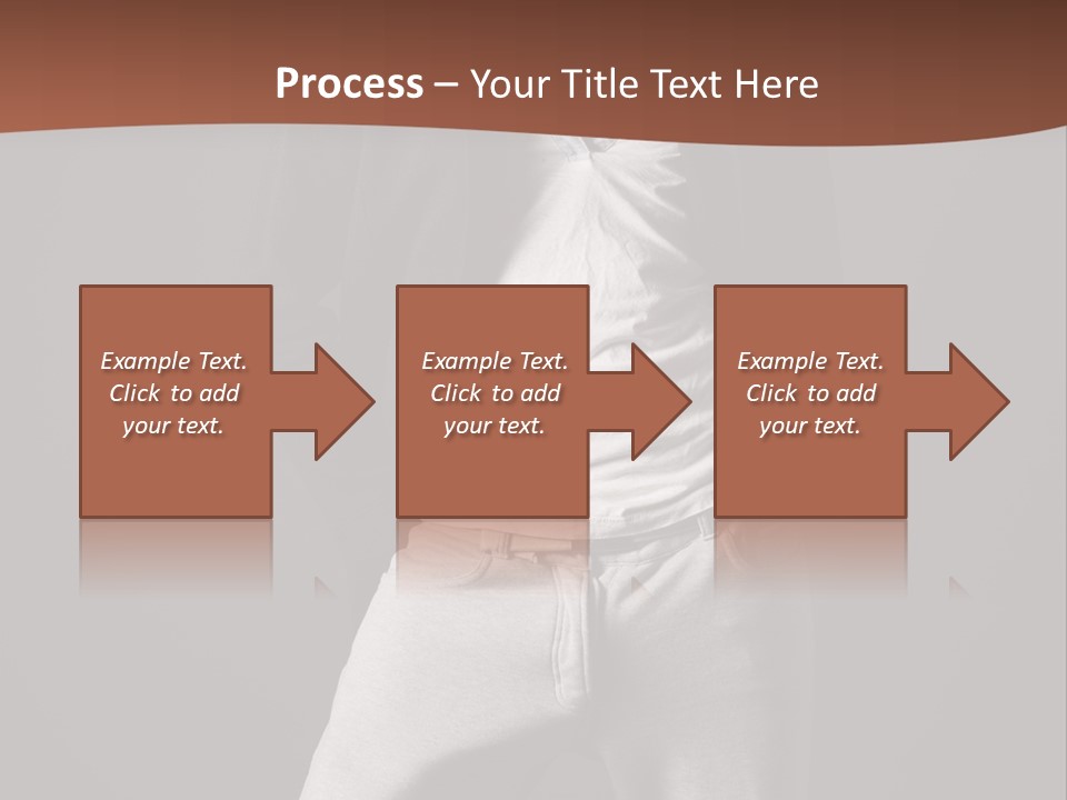 Caucasian Cute Youth PowerPoint Template