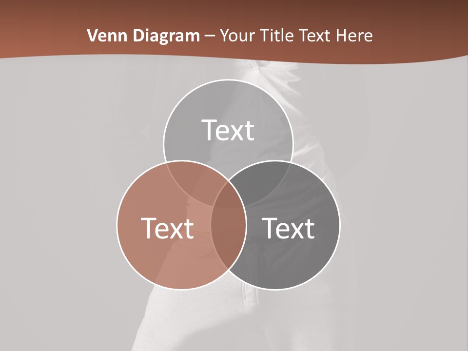 Caucasian Cute Youth PowerPoint Template