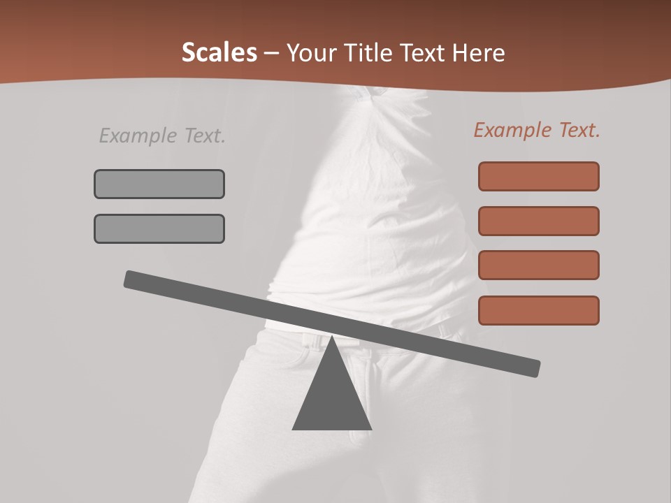 Caucasian Cute Youth PowerPoint Template
