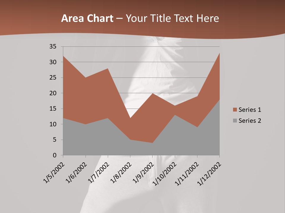 Caucasian Cute Youth PowerPoint Template