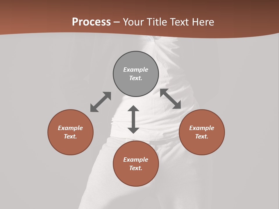 Caucasian Cute Youth PowerPoint Template