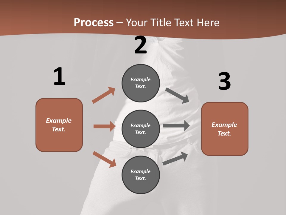 Caucasian Cute Youth PowerPoint Template
