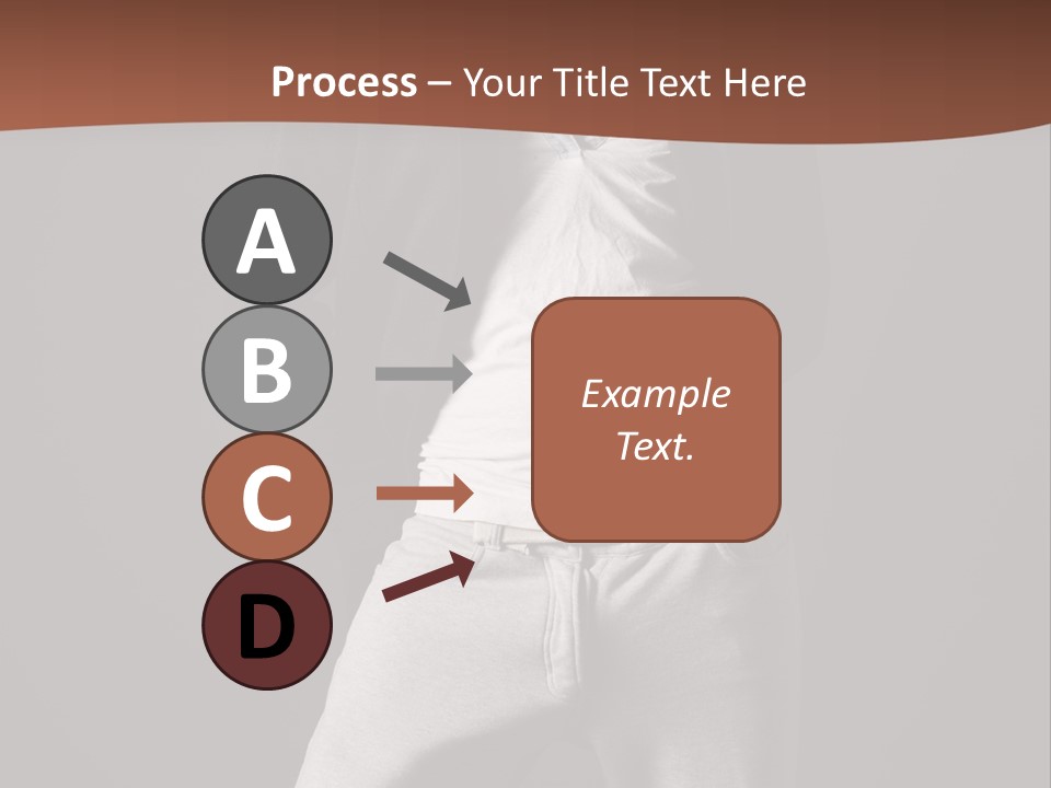 Caucasian Cute Youth PowerPoint Template