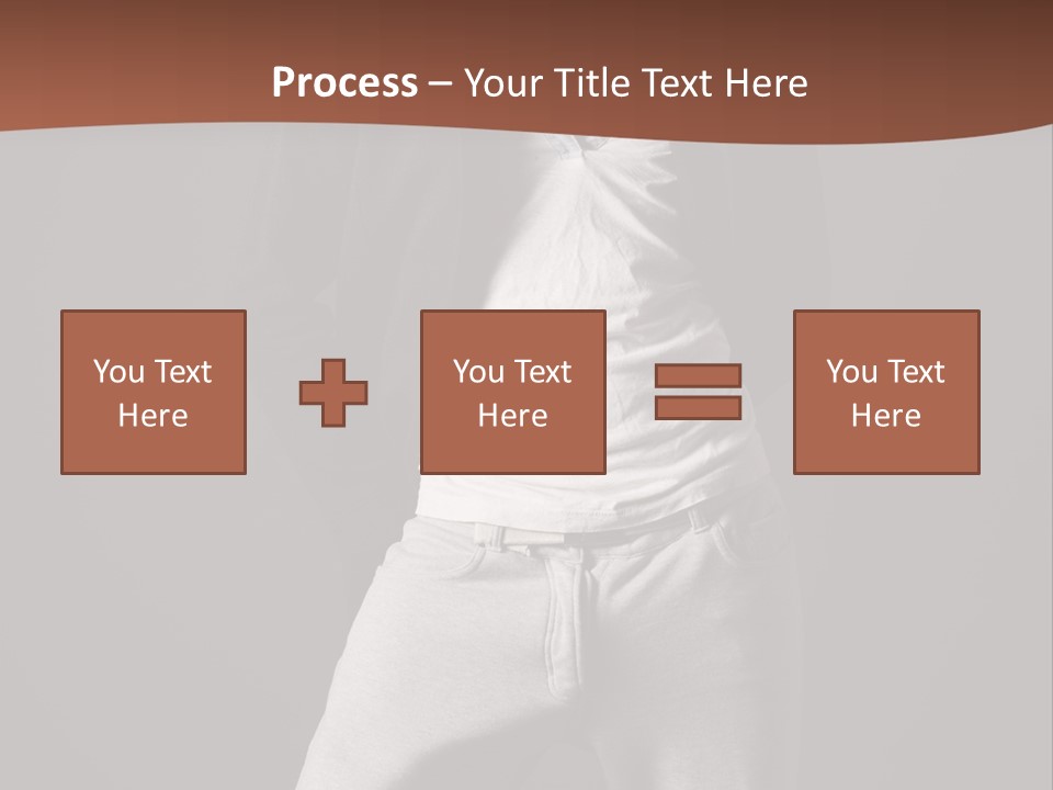 Caucasian Cute Youth PowerPoint Template