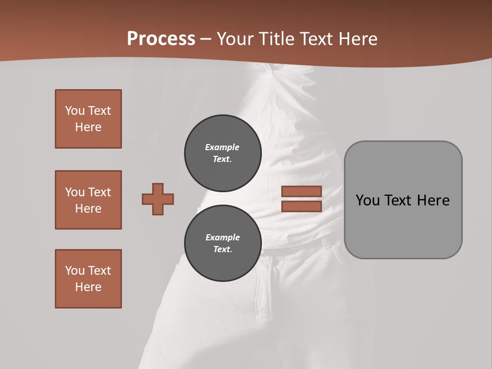 Caucasian Cute Youth PowerPoint Template