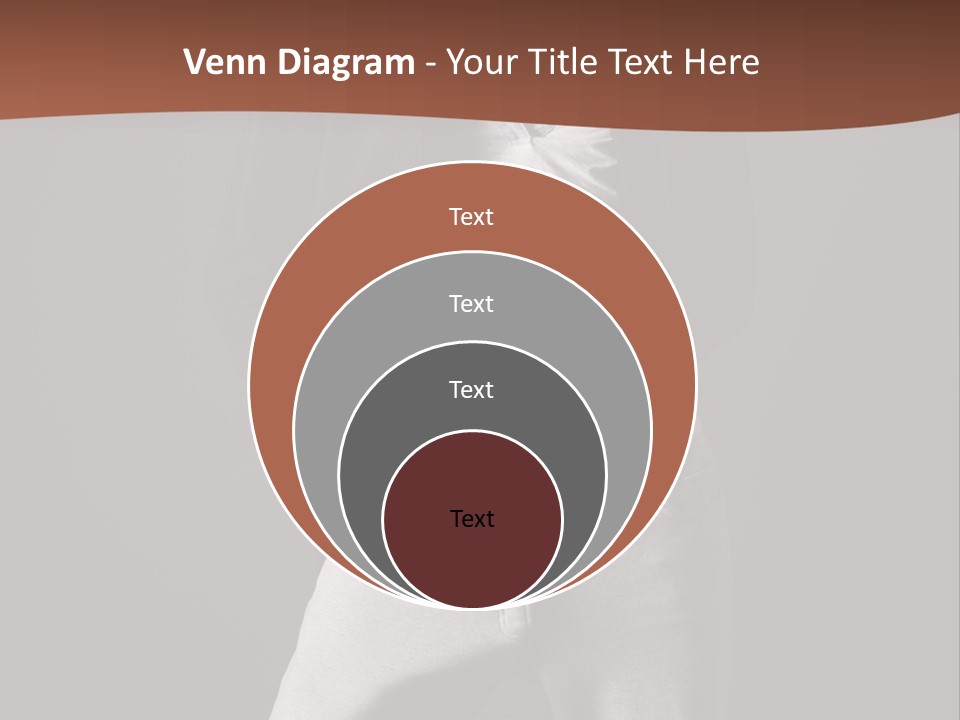 Caucasian Cute Youth PowerPoint Template