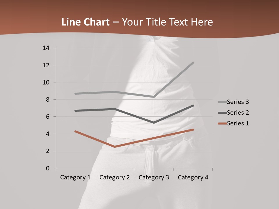Caucasian Cute Youth PowerPoint Template