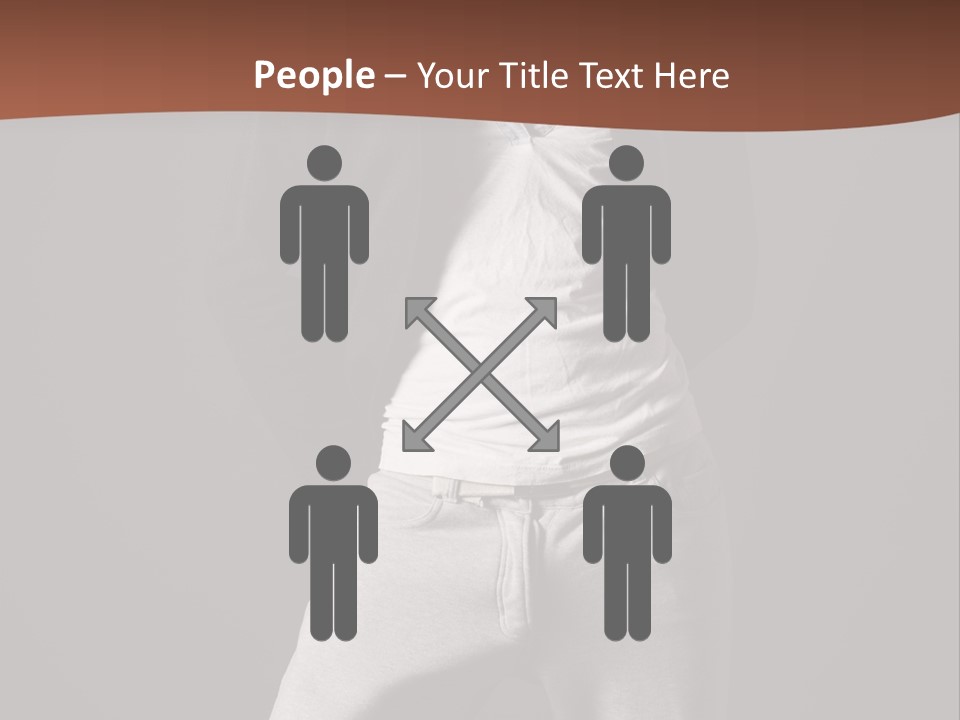 Caucasian Cute Youth PowerPoint Template