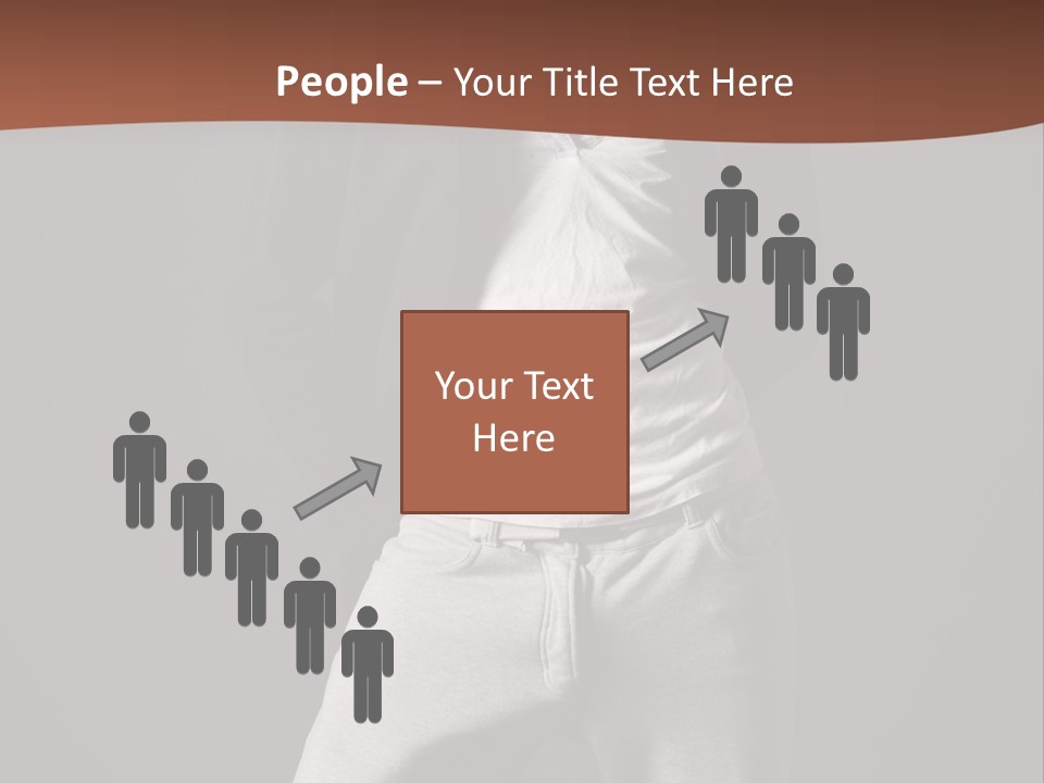 Caucasian Cute Youth PowerPoint Template