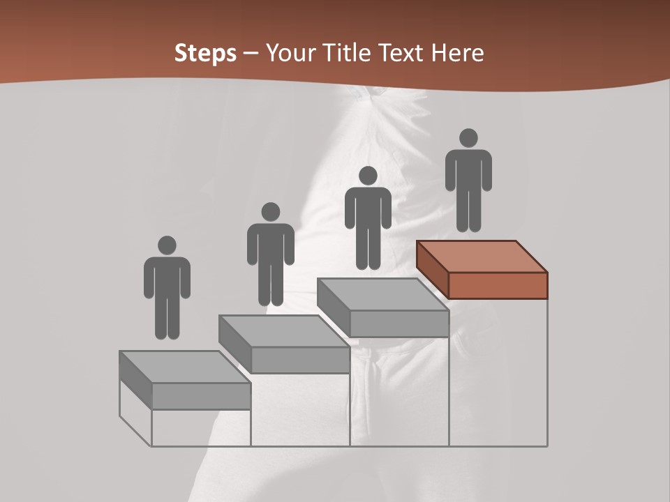 Caucasian Cute Youth PowerPoint Template