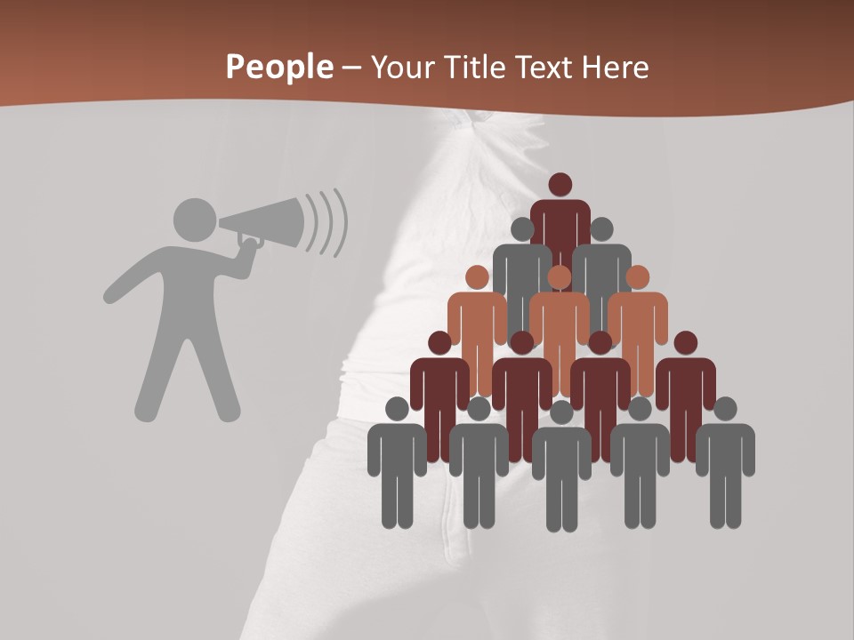 Caucasian Cute Youth PowerPoint Template