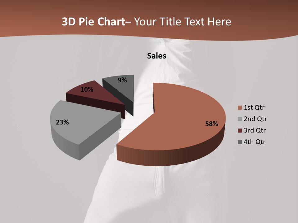 Caucasian Cute Youth PowerPoint Template