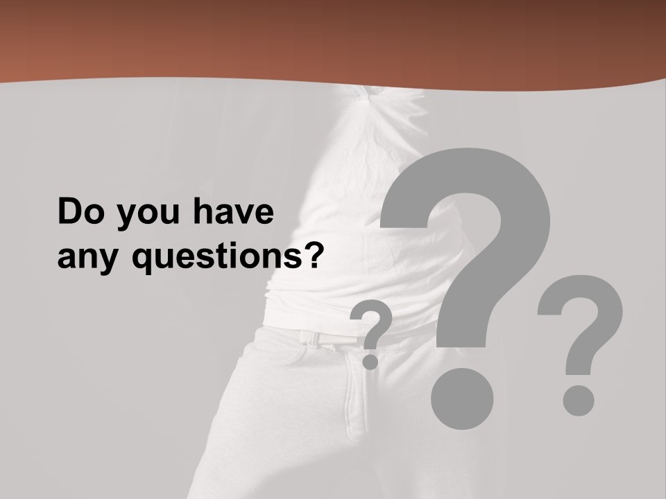 Caucasian Cute Youth PowerPoint Template