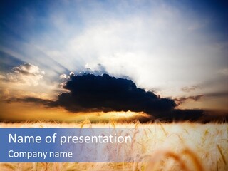 Relaxing Desktop PowerPoint Template