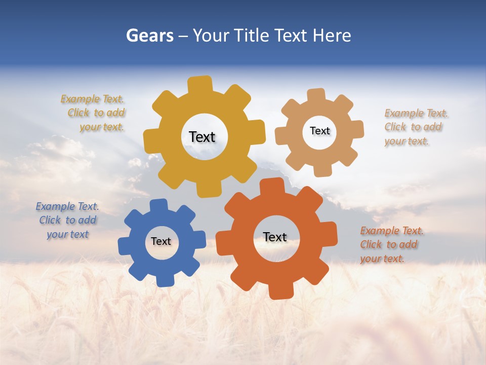 Relaxing Desktop PowerPoint Template