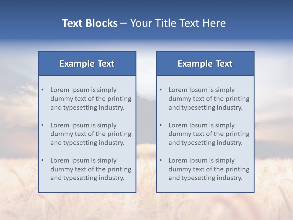 Relaxing Desktop PowerPoint Template