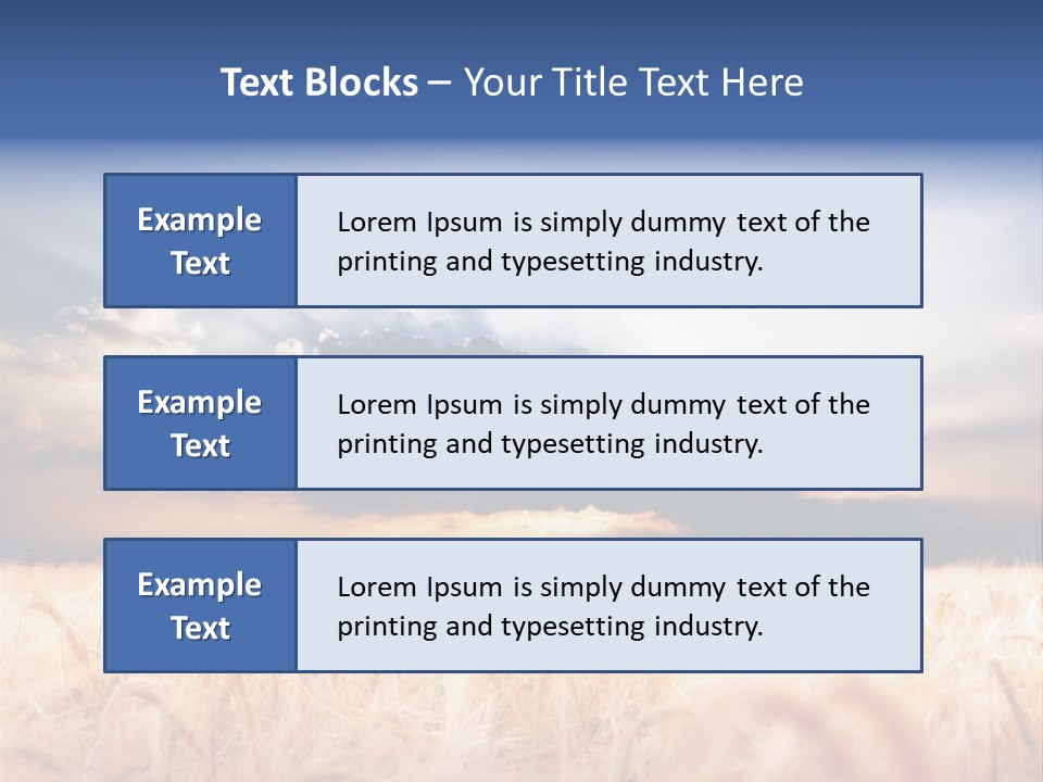 Relaxing Desktop PowerPoint Template