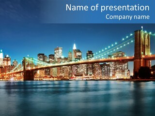 Night Capital New PowerPoint Template