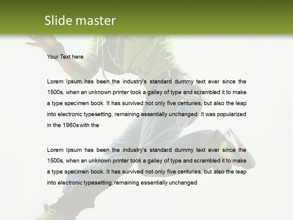 Hip Hop Dancers Png PowerPoint Template