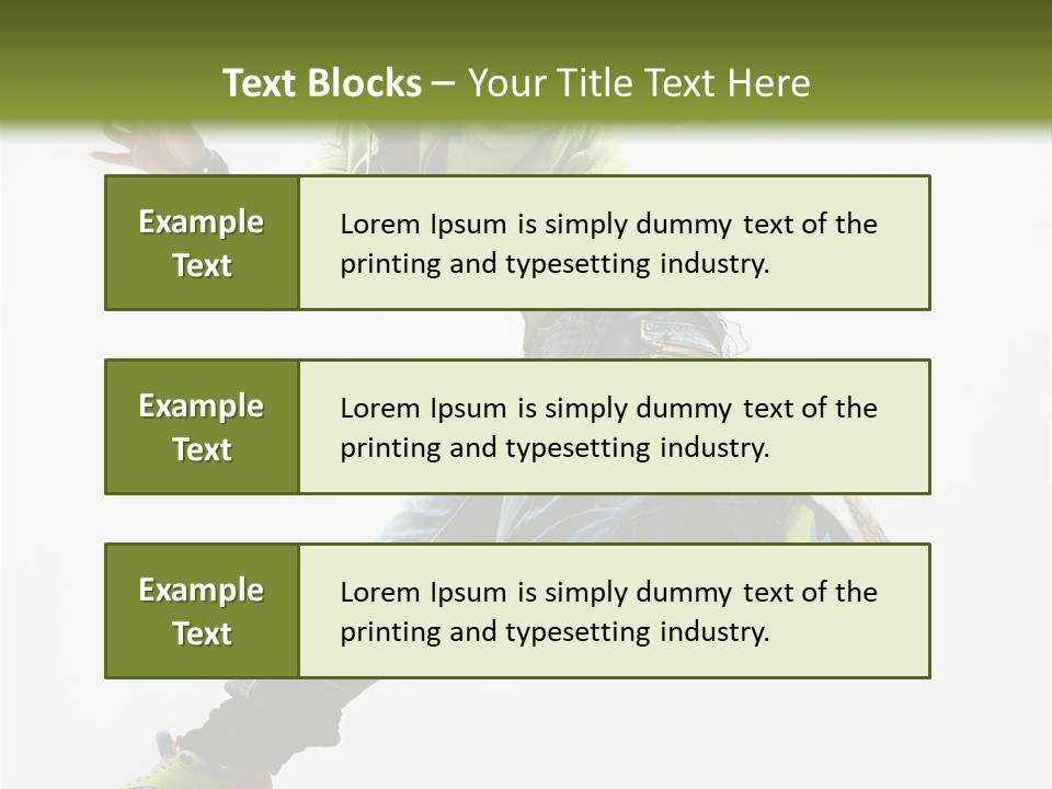 Hip Hop Dancers Png PowerPoint Template