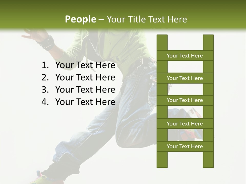 Hip Hop Dancers Png PowerPoint Template